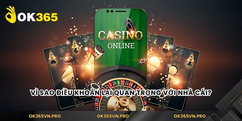 Vì sao điều khoản lại quan trọng với nhà cái?