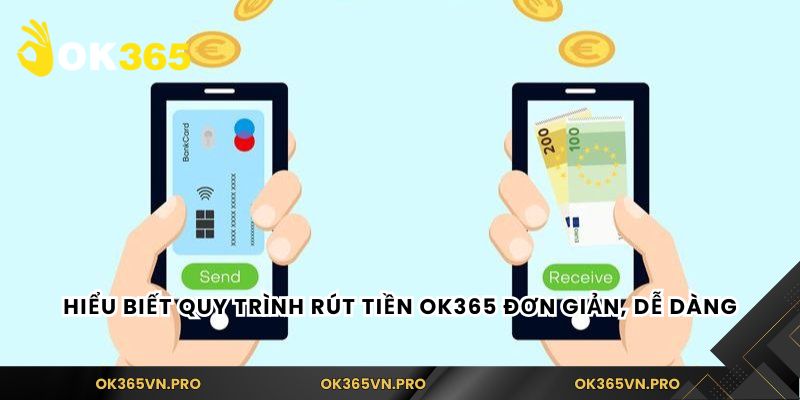 Hiểu biết quy trình rút tiền OK365 đơn giản, dễ dàng